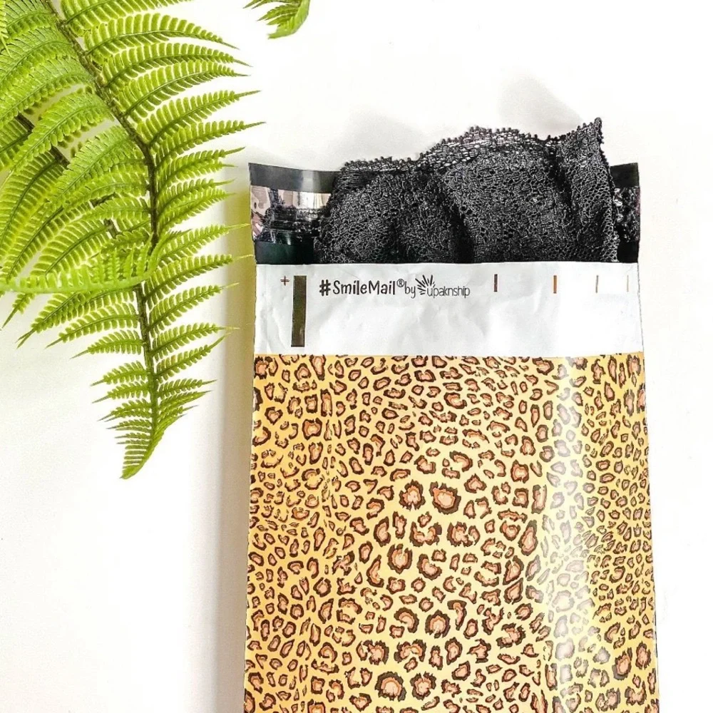 50 6X9 Poly Mailers Leopard Flat Shipping Envelopes PRICE IS FIRM